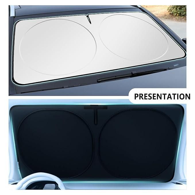 Folding Car Window Sunshade Cover – Stay Cool & Protect Your Car!