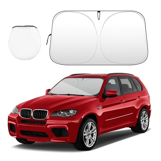 Folding Car Window Sunshade Cover – Stay Cool & Protect Your Car!