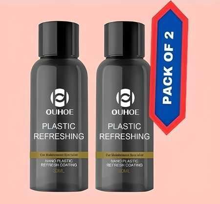 OUHOE Plastic Revitalizing Coating Agent (Pack of 2) – Restore & Protect Your Car’s Plastic Parts!