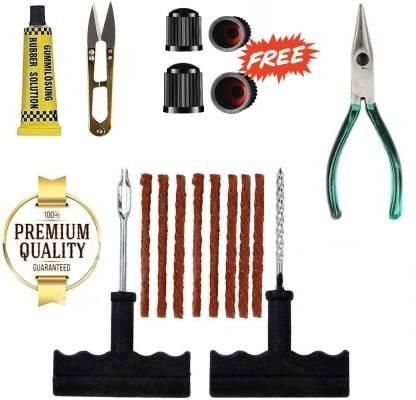 5-in-1 Universal Tubeless Tire Puncture Repair Kit – Quick & Easy Fix for Any Ride!